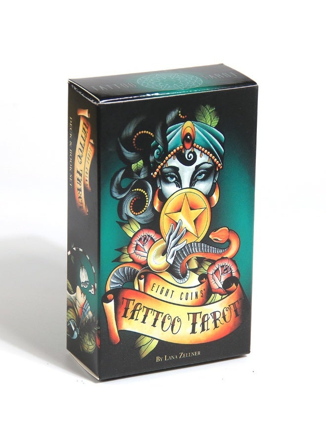 NIBEMINENT Coins Tattoo Tarot Cards