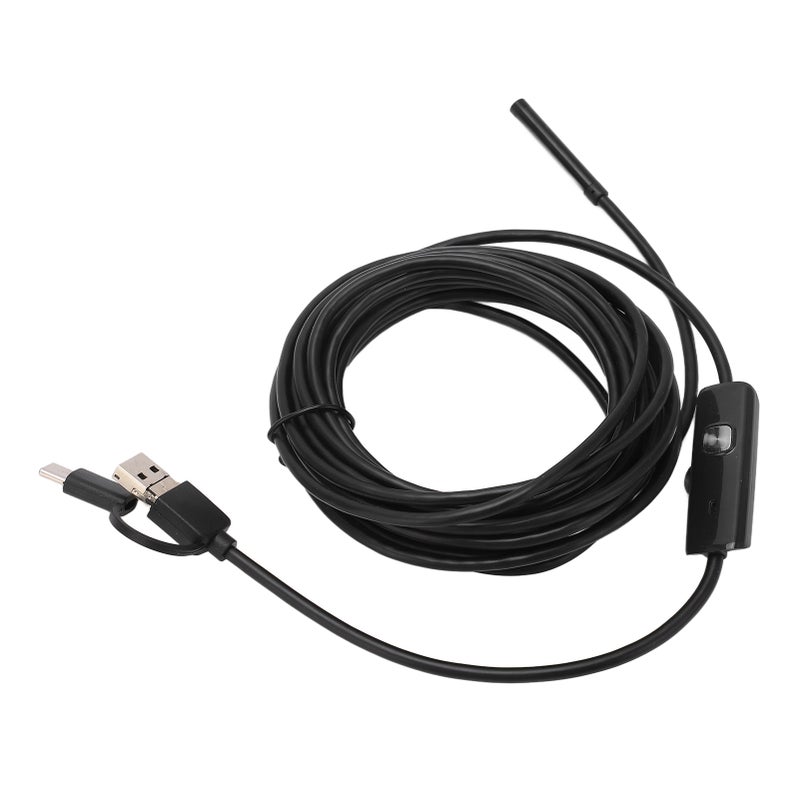 منظار داخلي 5.5 مم كاميرا منظار إحتياطي USB 3 في 1 مقاومة للماء IP67 للفحص والصيانة 3.5 متر / 11.48 قدمًا - Image 5
