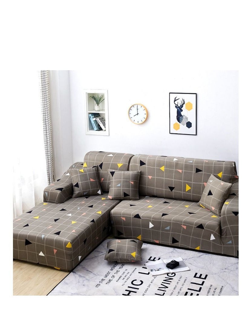 Y&D Furniture Cover for Sofa and Seats Elastic Couch Decoration Copridivano Stretch Size  L