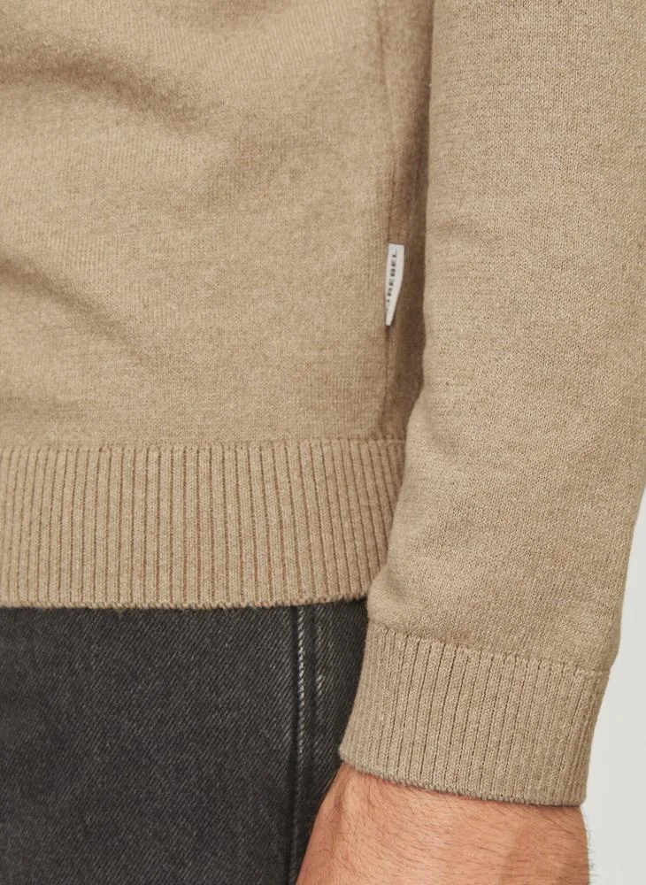 JJ Rebel Bcallum Knit Crew Neck  Sweater