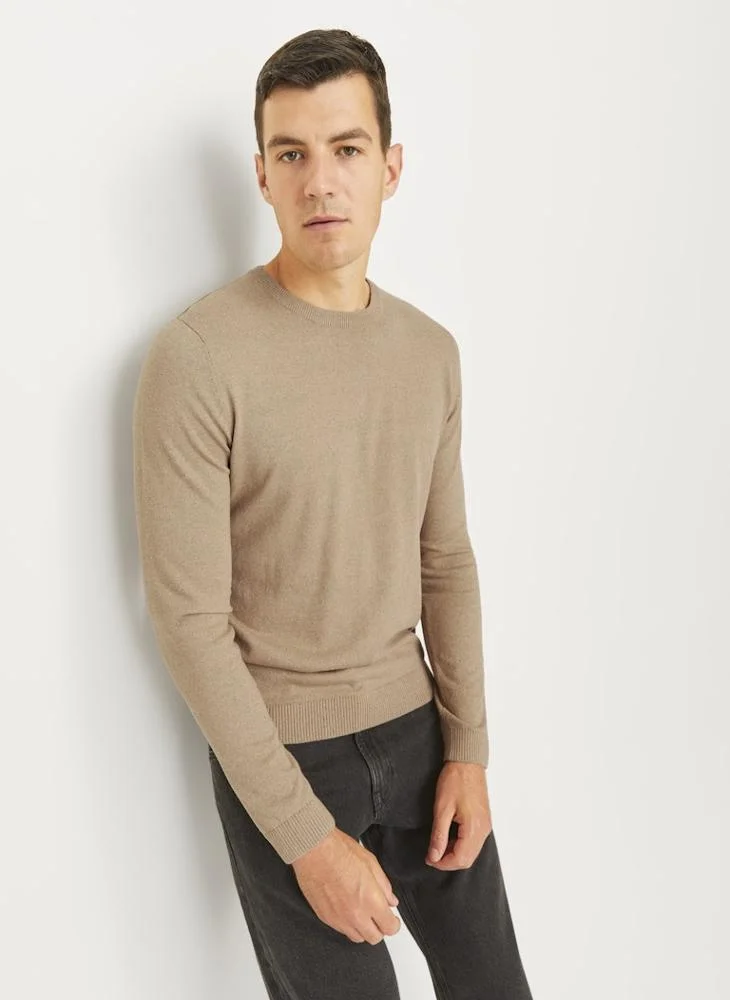 JJ Rebel Bcallum Knit Crew Neck  Sweater