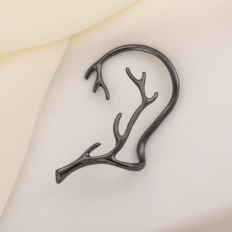 Geometric Antler Earring Earrings Women's Personality Fashion Temperament Earrings Round Earrings Earrings Women's European And American Ins Style - Image 1