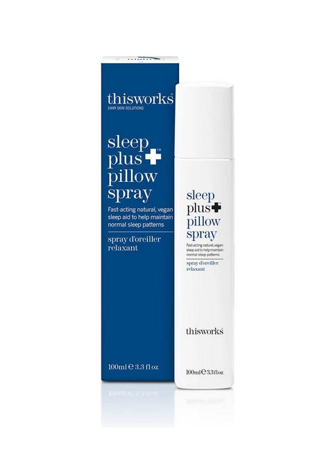 Sleep Plus Pillow Spray Fast-Acting Natural Rest With With Essential Oils Of Lavender, Vetivert And Camomile, 100Ml, 3.3 Fl Oz
