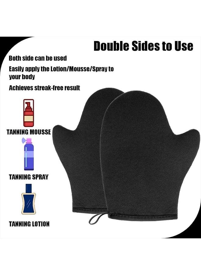 G GAIYAH GAIYAH Self Tanning Mitt Applicator - Sunless Tanning Mitt Self Tanning Mitten Self Tanner Mitt Applicator Self Tanning Glove for Self Tan Mitt Applicator Tanning Mitts for Tanning Lotion, Mousse - Image 2
