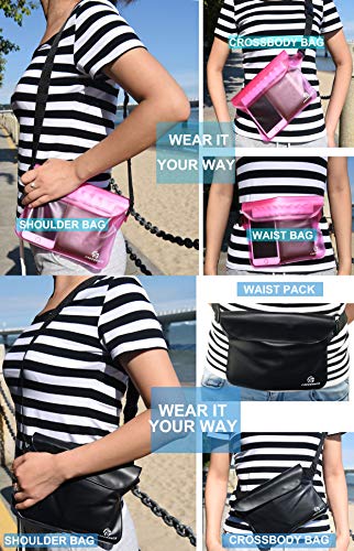Freegrace Waterproof Pouches with Waist Strap - Keep Your Phone & Valuables Dry and Safe - Waterproof Dry Bags for Boating Swimming Snorkeling Kayaking Beach Water Parks Pool - Image 5