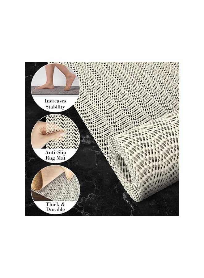 The Bros Anti Slip Rug Gripper 200x200cm Large Non Slip Mat (1 Pack)- Anti Slip Rug Underlay, Rug Grippers for Laminate Floor - Rug Anti Slip Underlay, Multipurpose Anti Slip Mat - Image 5