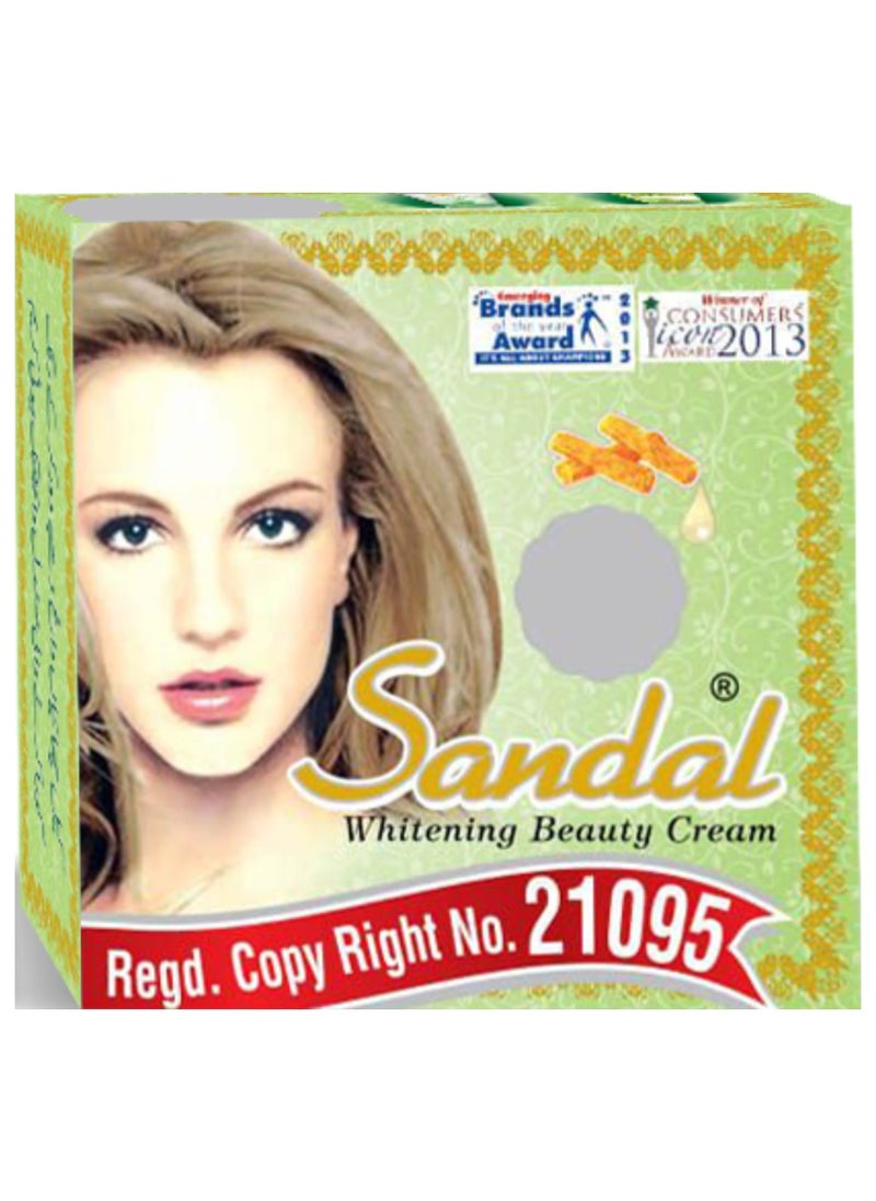 Sandal Whitening Beauty Cream For Glowing And Blemish Removal Skin 30g (Pack of 6)  - Image 2