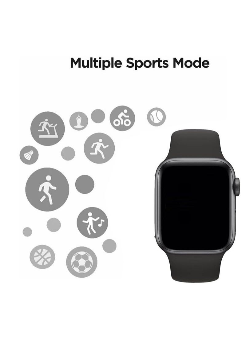 Oteeto - Modio U11 Max Series 9 Smart Watch 2.2 Inch Full Screen Display With 10 Pair Straps and Wireless Charger For Ladies and Gents Black - Image 1