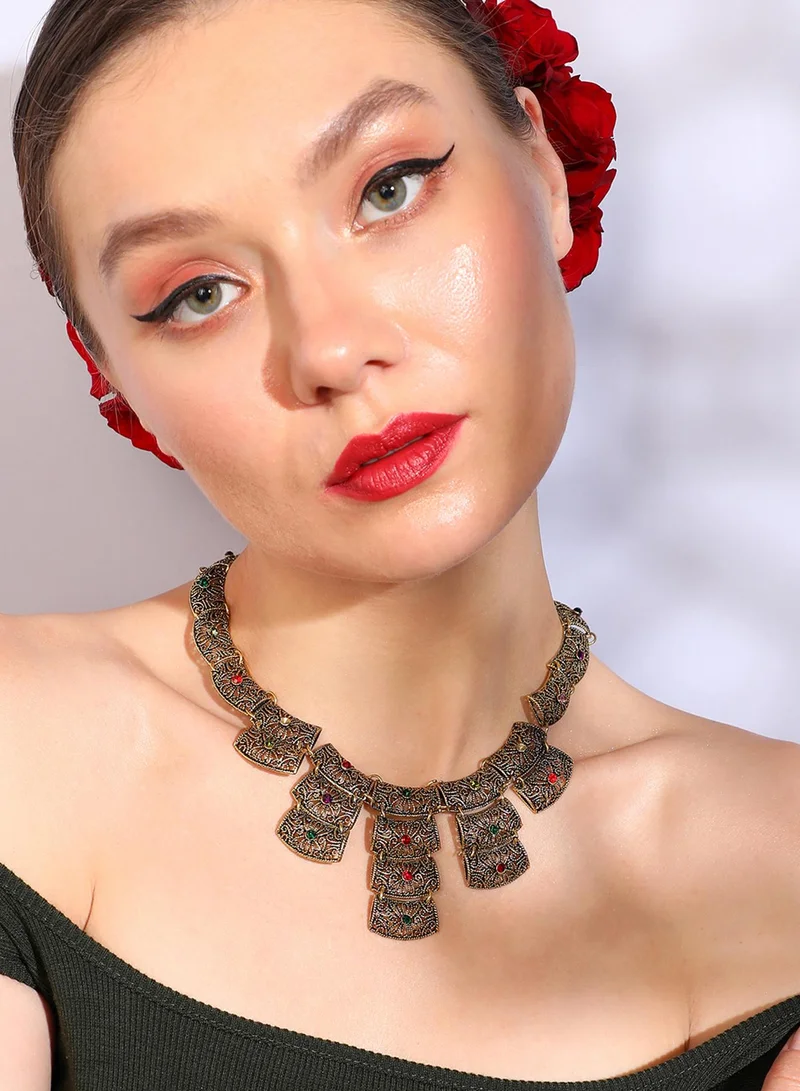 SOHI Party Artificial Necklace Jewellery