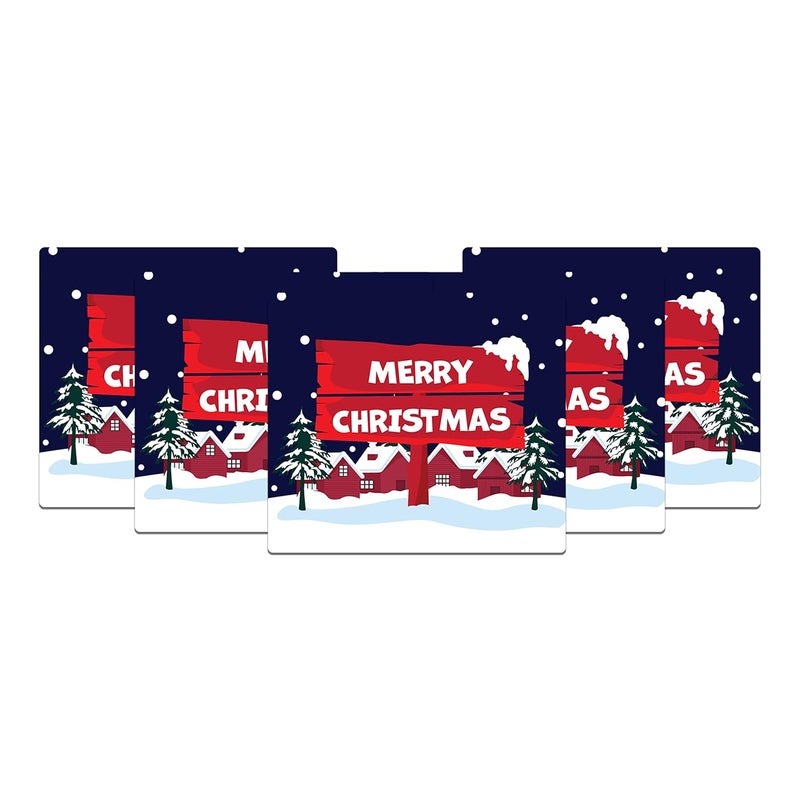 Festiko 48 Pcs Merry Christmas Wish Cards Design 8 Merry Christmas Wish Tags Christmas Wish Note Cards Merry Christmas Wishing Cards - Image 1