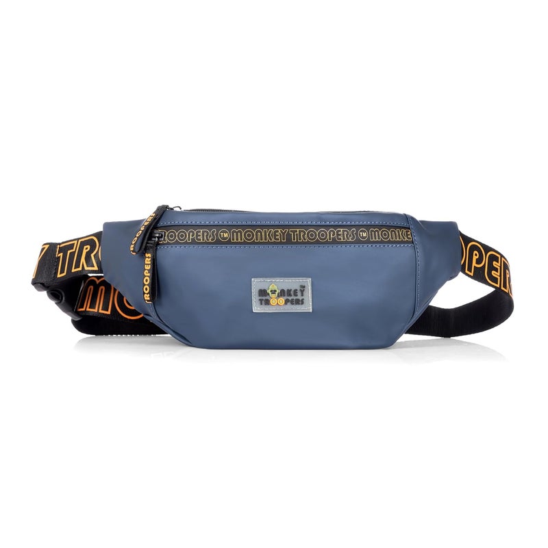 Monkey Troopers Ghost Waist Bag, Crossbody,Water-Resistant Fanny Pack | Sleek, Stylish, and Secure Fanny Pack | Chest Bag for Men Women Girls Boys, Causal, Travel, Hikking, Everyday (Navy) - Image 1