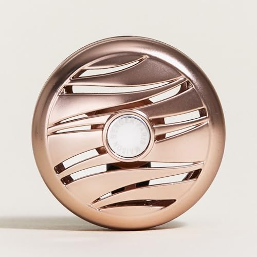 Maison Berger مايزون بيرجر - مجموعة معطر هواء السيارة القابلة لإعادة التعبئة - 1.75" قطر × 1.25" عمق - صنع في فرنسا (نحاس وردي) - Image 3
