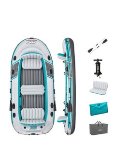 بست واي Bestway Inflatable Pontoon 5 Seater Elite X5 Raft Set 364*166 cm - No:65159  - Image 1