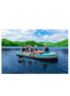 بست واي Bestway Inflatable Pontoon 5 Seater Elite X5 Raft Set 364*166 cm - No:65159  - Image 2