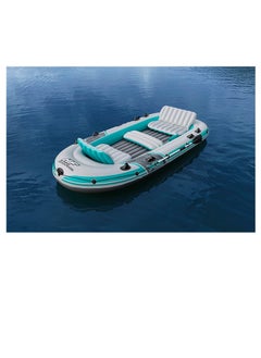 بست واي Bestway Inflatable Pontoon 5 Seater Elite X5 Raft Set 364*166 cm - No:65159  - Image 4