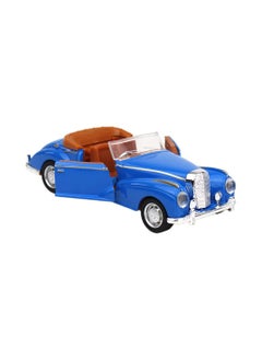 Vintage Car Model Retro Car Model Toy Diecast Vehicle Classic Car Figurine Collectible for Kids Adults Gift Car Lover Present Blue