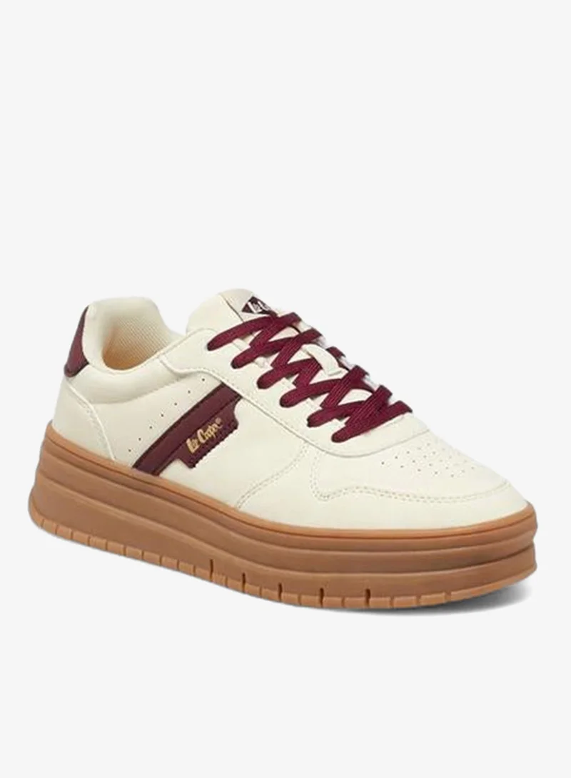 Lee Cooper Women's Perforated Lace-Up Sneakers