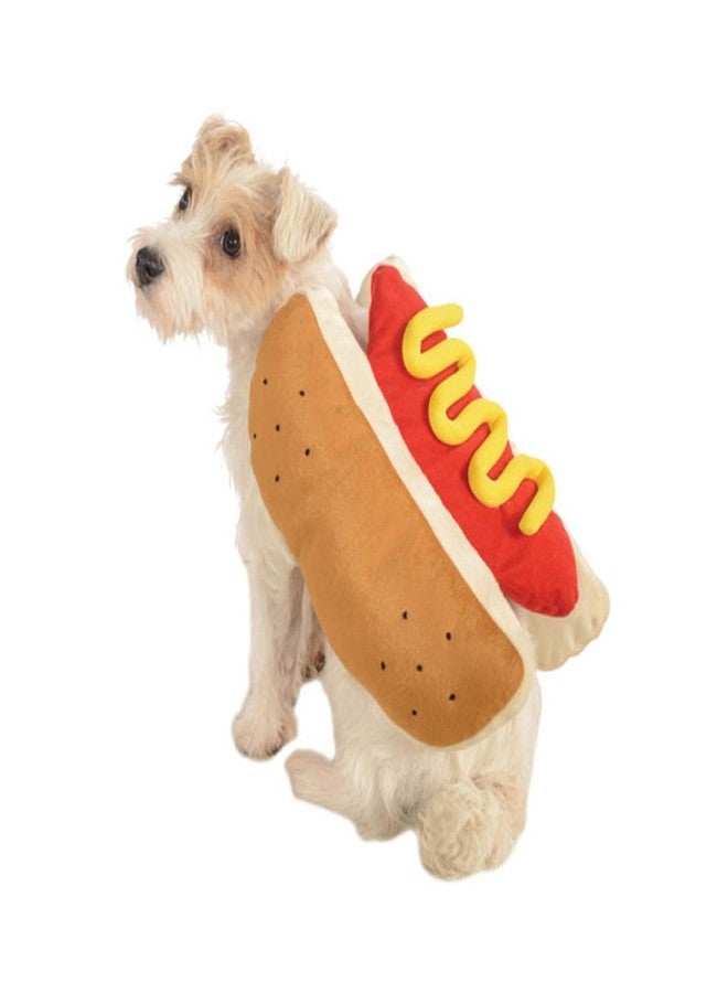جارنيك زي تنكري على شكل هوت دوغ للحيوانات الأليفة، مناسب للجراء والقطط الصغيرة، ملابس مرحة على شكل هوت دوغ للقطط، ملابس زينة للحيوانات الأليفة للهالوين والكريسماس والعطلات - Image 4