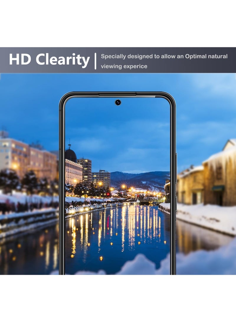 2+2 Pack for Samsung Galaxy A55 5G Privacy Screen Protector with Camera Lens Protector, Anti-Spy Tempered Glass Film,9H Hardness,Anti-Scratch, Easy Installation (Privacy, Galaxy A55) - Image 5