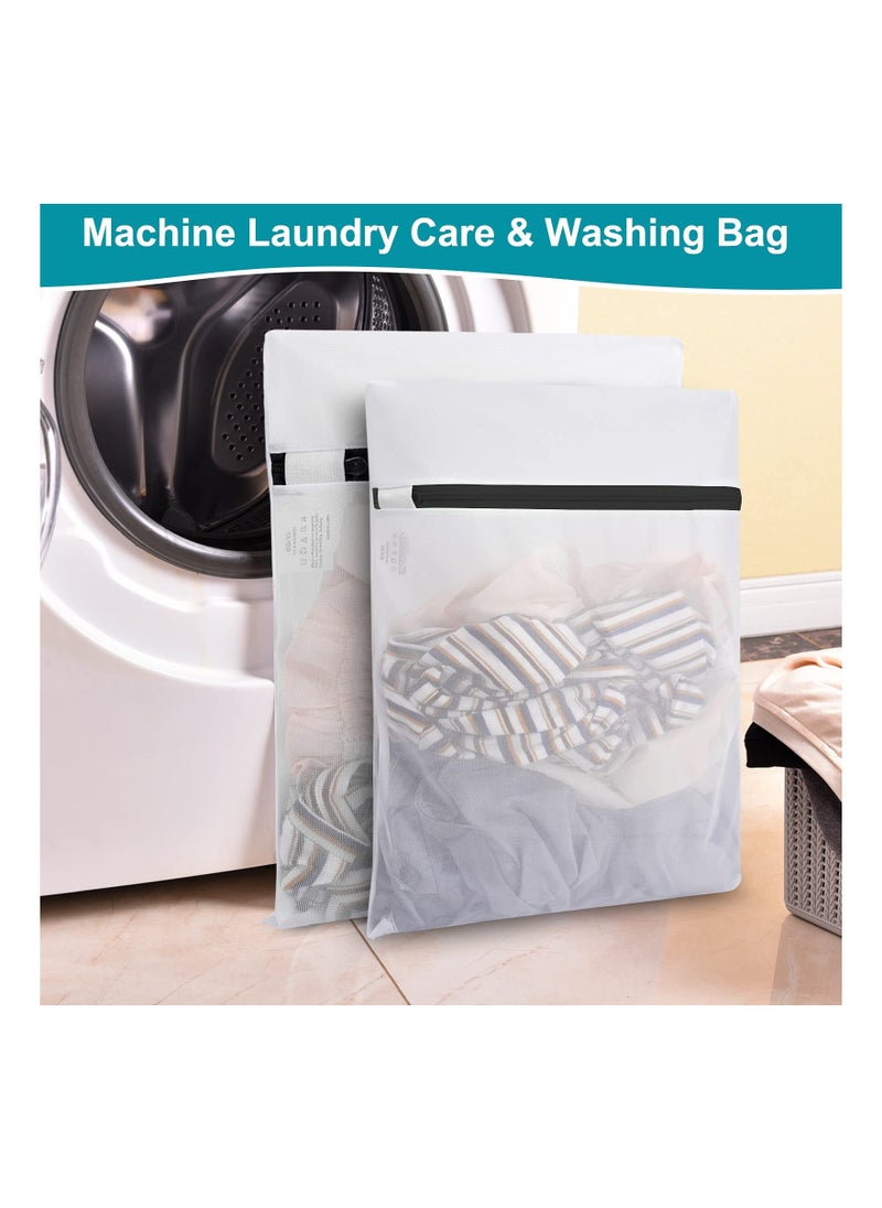 SYOSI - 6 Pcs/Set Mesh Laundry Bags Reusable Washing Machine Bag Travel Laundry Bags for Dirty Clothes, Mesh Laundry Bags for Delicate Blouse, Hosiery, Underwear, Bra, Shoes, Lingerie Baby Clothes (3L+3M) - Image 1