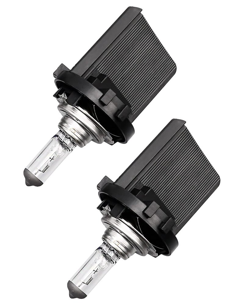 2 مجموعات من حامل مصباح الرأس H7 مع 2 قطعة من مصباح H7 بديل 5K0941109C تناسب VW Golf GTI Passat Tiguan Eos Jetta 2009-2017