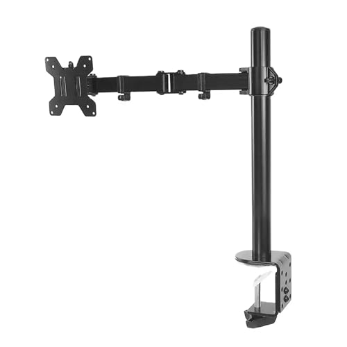 Gadget Wagon 13 to 27 inches Adjustable Monitor Desk Arm 180 Degree Swivel Screen (18) - Image 1