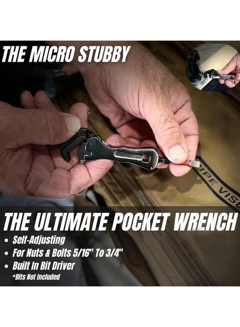 general Portable Mini Adjustable Wrench - High Hardness Steel Tool for Small Fasteners Home Plumbing & Electronics Repair - Image 3