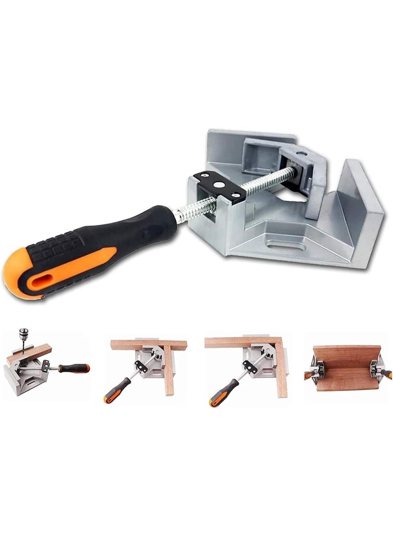 GGOOT Hardware Woodworking Tools Single Handle Right Angle Clamp Aluminum Alloy Welding Pliers Woodworking Clamp Angle Clamp Photo Frame Tool  - Image 1