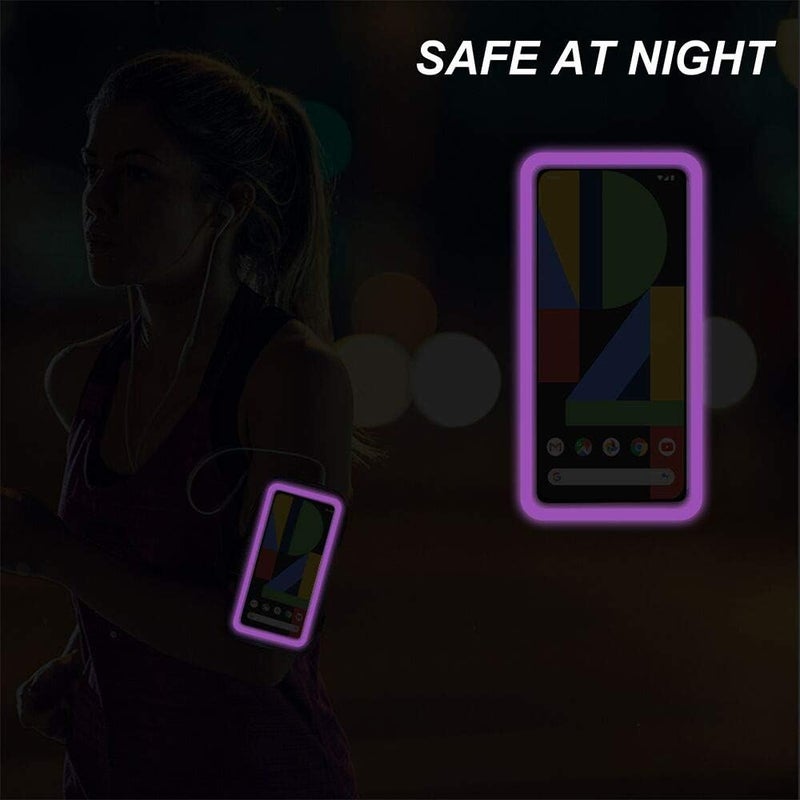 RUNBACH Running Armband for Google Pixel 8/7/6/6 Pro/5a/4XL/3a XL/3 XL, Running Exercise Case with Card Slot for Pixel (Purple) - Image 4