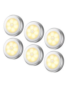Cabinet lamp package of 6 Led Night Light Automatic On/Off Stick-on Anywhere Battery Operated Cordless LED Motion Sensor Light