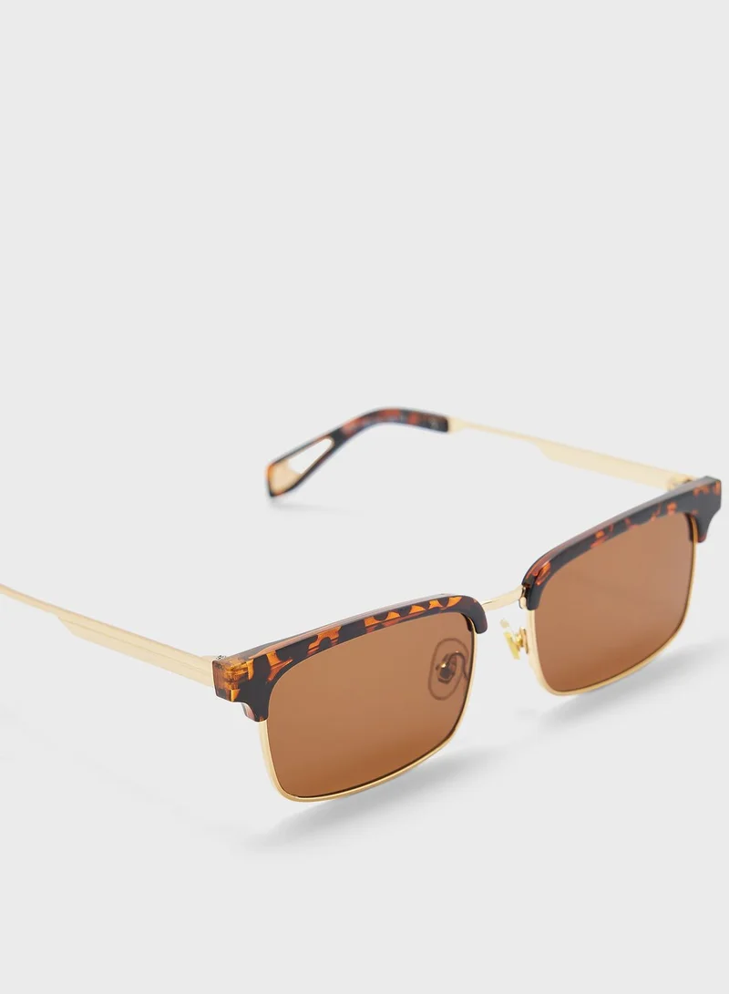 Ginger Clubmaster Sunglasses