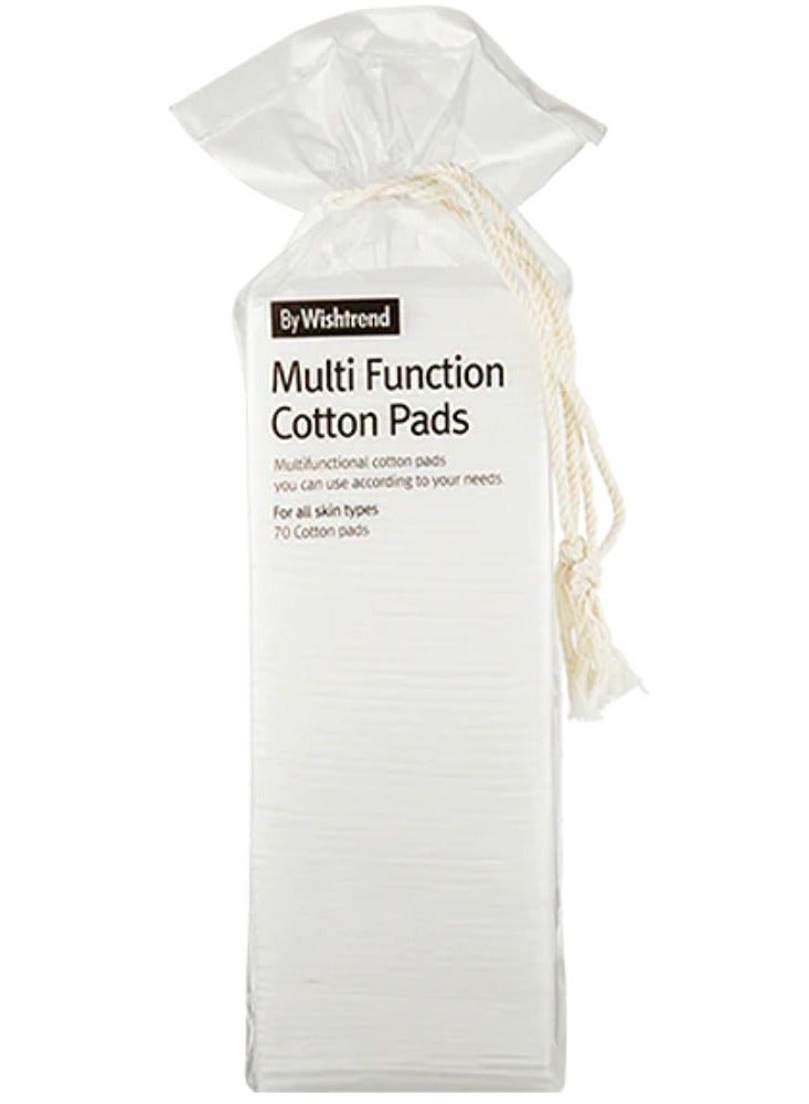 باي ويشترند مناديل قطنية متعددة الاستخدامات من ويشترند، لجميع أنواع البشرة، 70 وحدة - Image 1