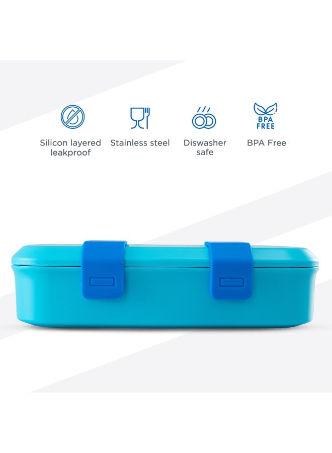 HYDROBREW Smart Serve Bento Lunch Box 847ml, Aqua Drift - Image 5