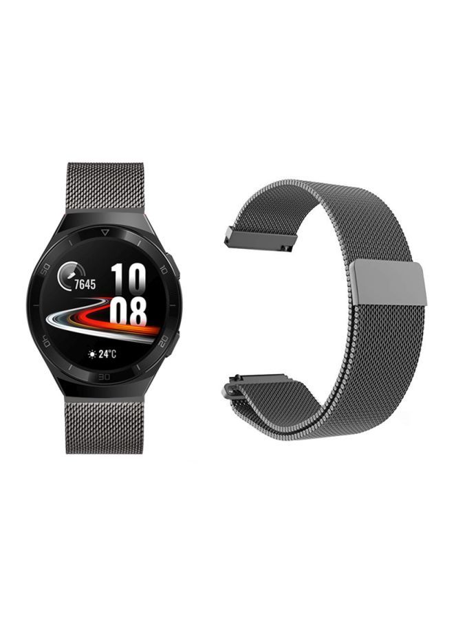 NIBEMINENT Replacement Band For Huawei Watch GT 2e - 46mm Space Grey  - Image 2