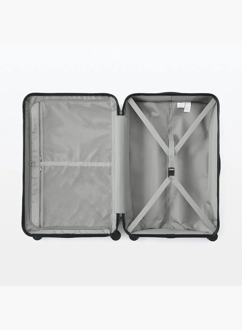 MUJI Hard Carry Bag With Stopper & Adjustable Carry Bar, 75 L Matt