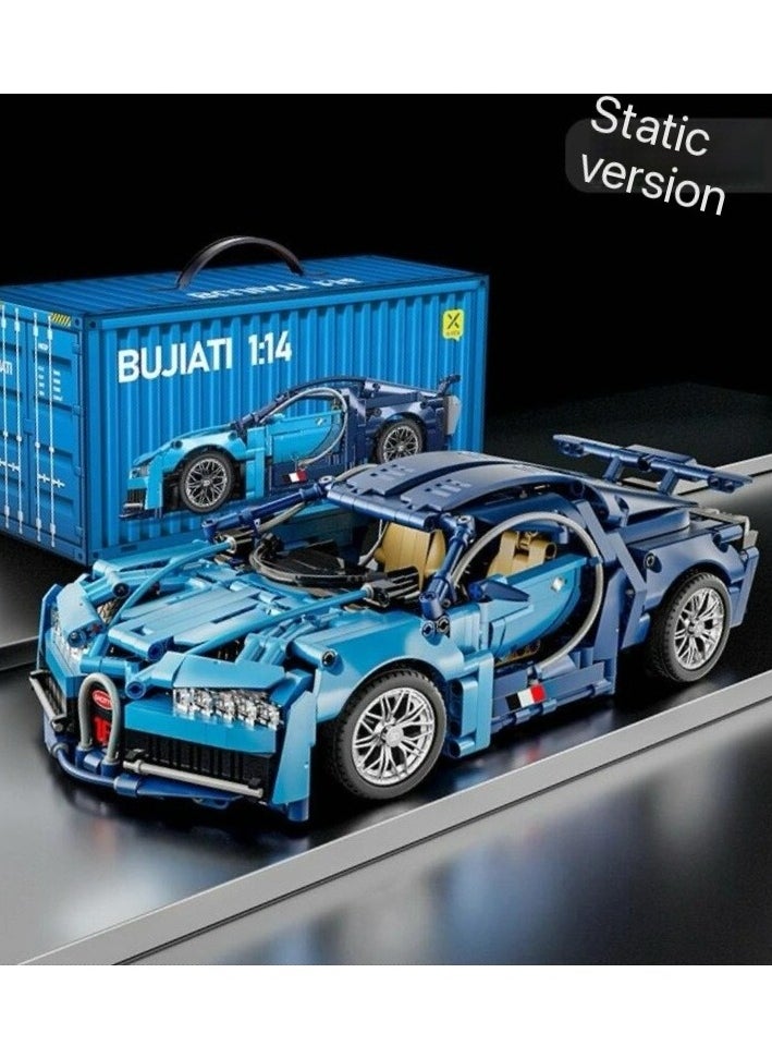 Gifts for children and supercar game enthusiasts; Collection and exploration of birthday gift building block toys for building car models (806 pieces) 