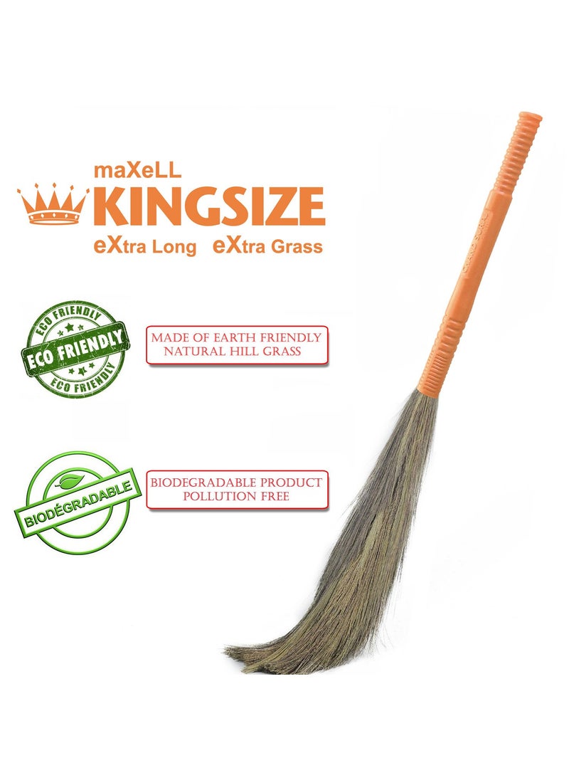 CHAND SURAJ Chand Suraj Maxel Kingsize Brooms for Cleaning Floor 2 Pcs  - Image 2