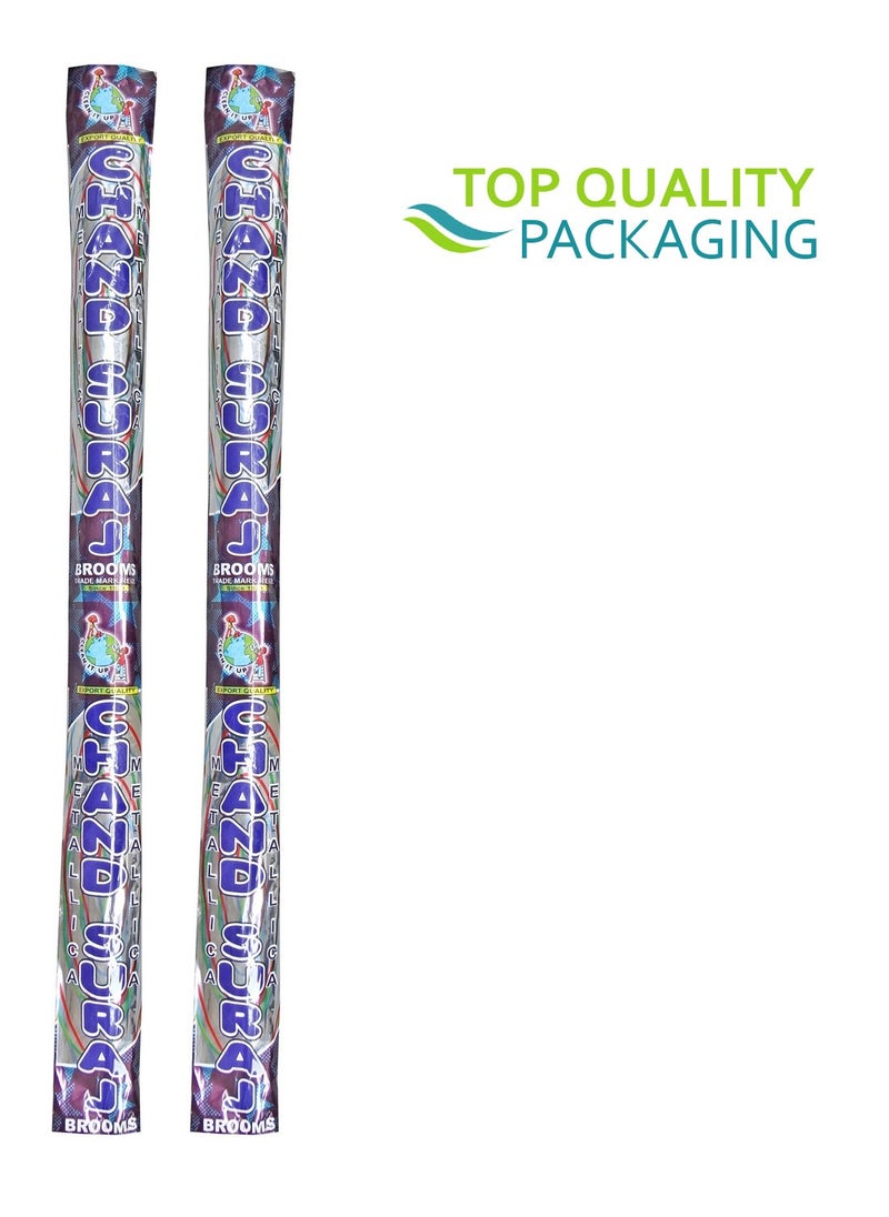 CHAND SURAJ Chand Suraj Maxel Kingsize Brooms for Cleaning Floor 2 Pcs  - Image 5