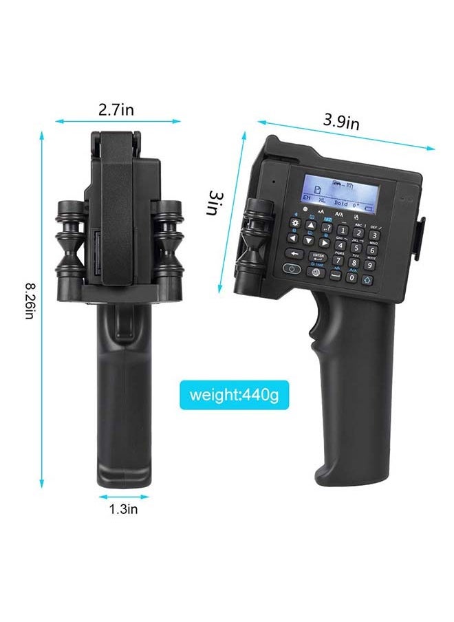 Generic - Handheld Printer, Portable Handheld Inkjet Printer with Quick-Drying Ink Cartridge, Handheld Mobile Inkjet Code Printer for Label/Production Date/Time/Barcode/QR Code/Logo etc - Image 1