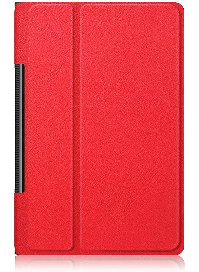 erorex Custer Case For Lenovo Yoga Tab 11 Inch Yt-J706F - Ultra-Thin Pu-Leather Hard Shell Cover For Lenovo Yoga Tab 11 Inch Yt-J706F - Red  - Image 2