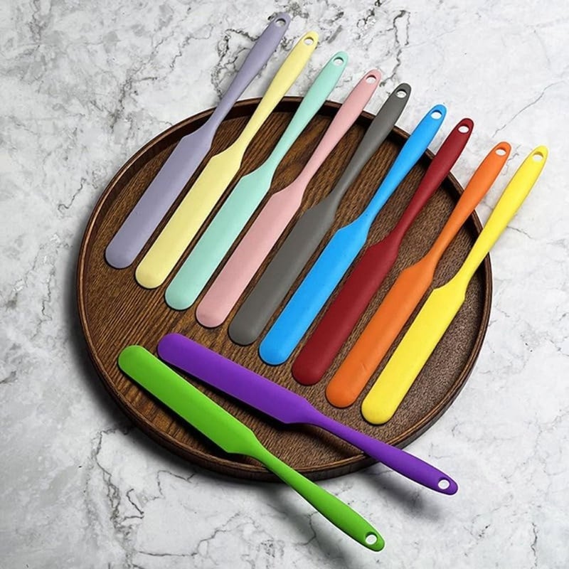 Red Silicone Spatula and Cookie Scoop for Baking Cooking Versatile Kitchen Tool - Image 4