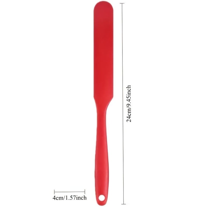 Red Silicone Spatula and Cookie Scoop for Baking Cooking Versatile Kitchen Tool - Image 3