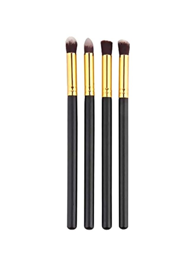 Beauenty 4-Piece Make Foundation Brush Set Black/Gold - Image 1