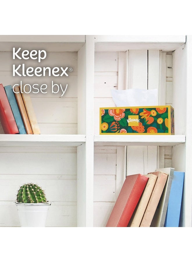 Kleenex Ultra Soft Facial Tissues, 3 Flat Boxes, 120 Tissues per Box, 3-Ply - Image 4