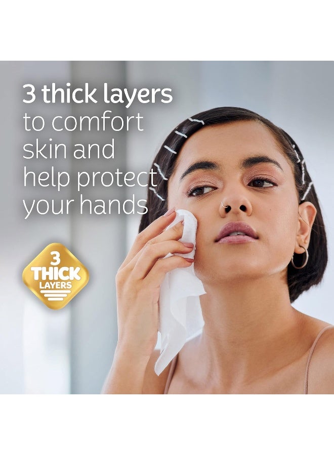 Kleenex Ultra Soft Facial Tissues, 3 Flat Boxes, 120 Tissues per Box, 3-Ply - Image 3