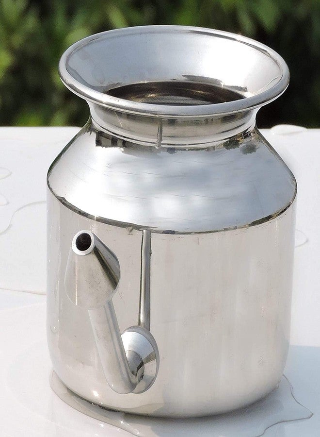 ACi Jal Neti Lota Pot High Grade Stainless Steel Neti Pot - Sinus Remover Neti Pot (Steel) - Image 3
