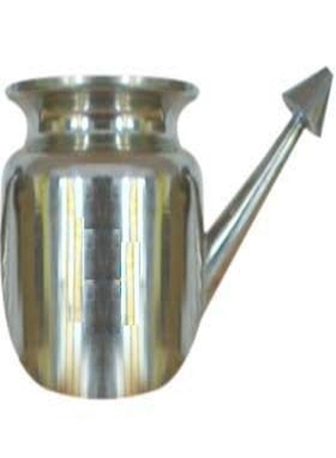 ACi Jal Neti Lota Pot High Grade Stainless Steel Neti Pot - Sinus Remover Neti Pot (Steel) - Image 2