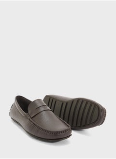 Robert Wood Saddle Details Smart Loafers  - Image 3