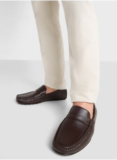 Robert Wood Saddle Details Smart Loafers  - Image 5