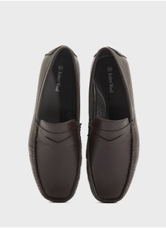 Robert Wood Saddle Details Smart Loafers  - Image 4